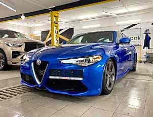 Полировка кузова Alfa Romeo Julia Полировка и нанесение жидкого стекла